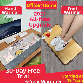 Električni grijaći podložak za stopala ispod radnog stola – USB napajanje, pamuk gornji sloj, grijaća podloga za stopala