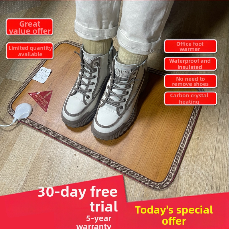 Električni grijaći podložak za stopala ispod radnog stola – USB napajanje, pamuk gornji sloj, grijaća podloga za stopala
