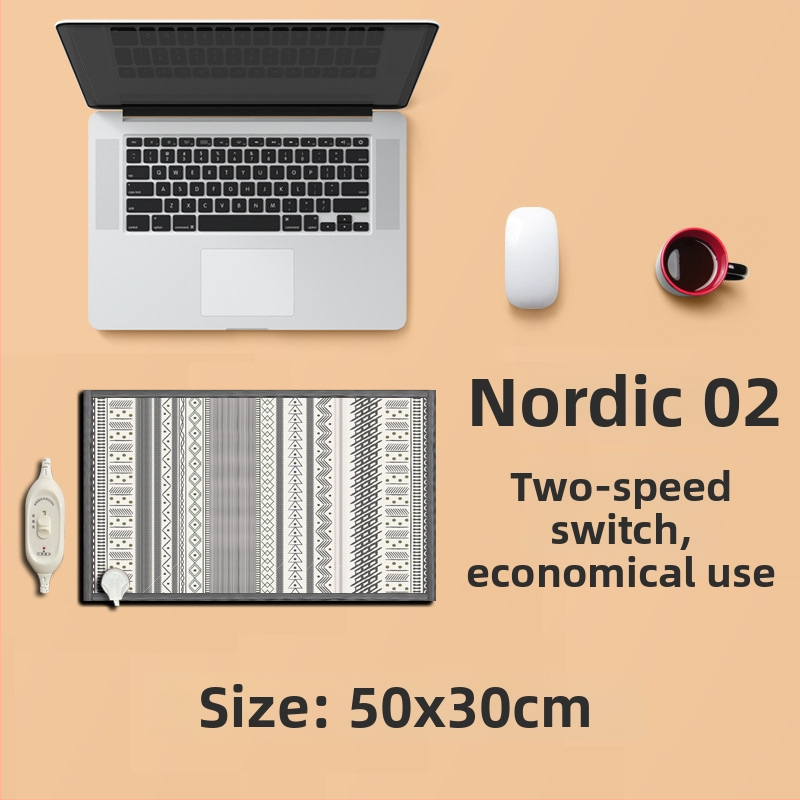 Električni grijaći podložak za stopala ispod radnog stola – USB napajanje, pamuk gornji sloj, grijaća podloga za stopala