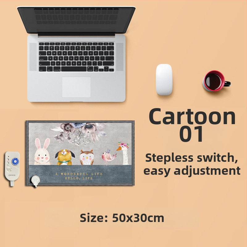 Električni grijaći podložak za stopala ispod radnog stola – USB napajanje, pamuk gornji sloj, grijaća podloga za stopala