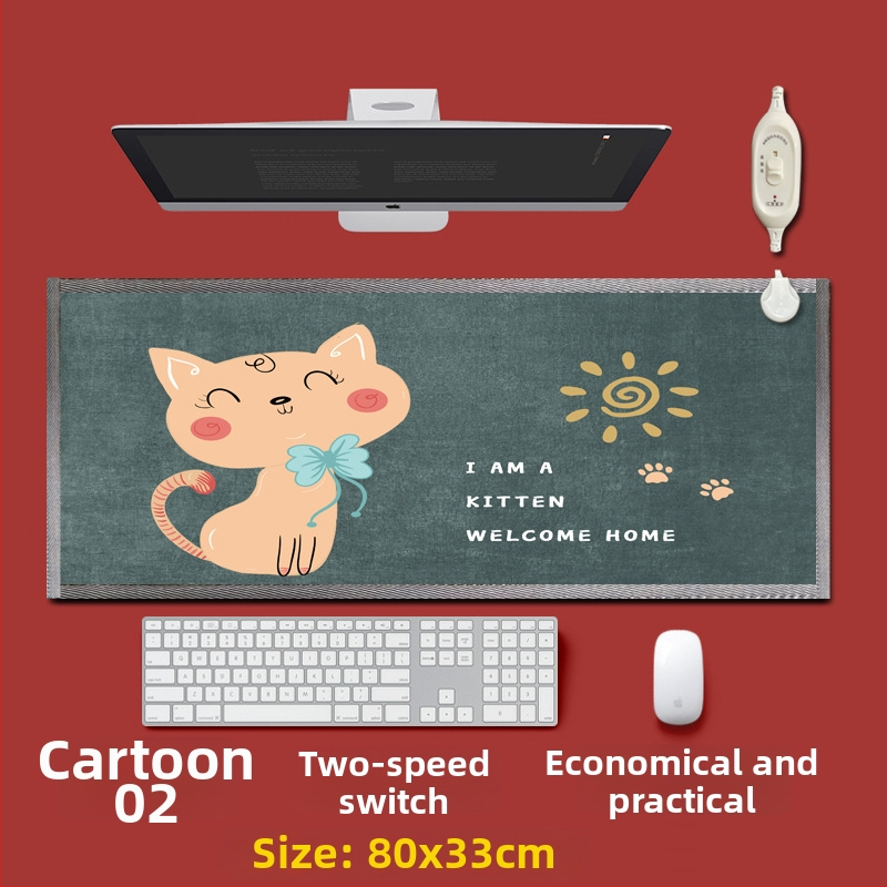 Električni grijaći podložak za stopala ispod radnog stola – USB napajanje, pamuk gornji sloj, grijaća podloga za stopala