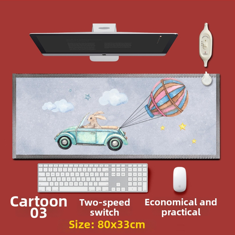 Električni grijaći podložak za stopala ispod radnog stola – USB napajanje, pamuk gornji sloj, grijaća podloga za stopala