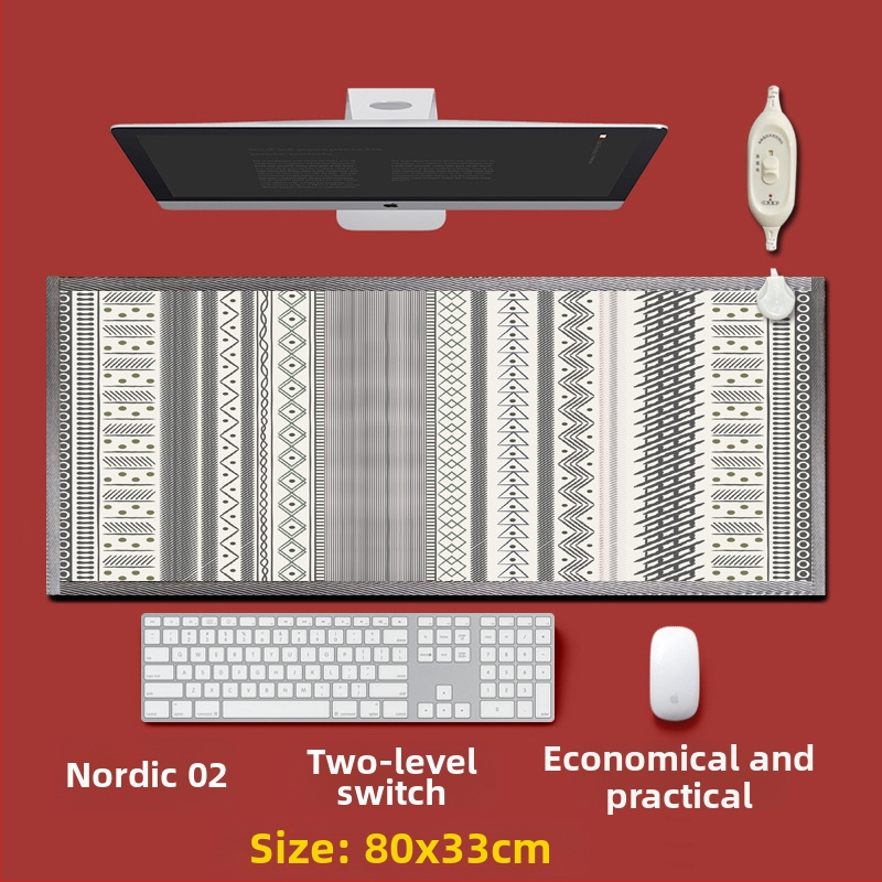 Električni grijaći podložak za stopala ispod radnog stola – USB napajanje, pamuk gornji sloj, grijaća podloga za stopala