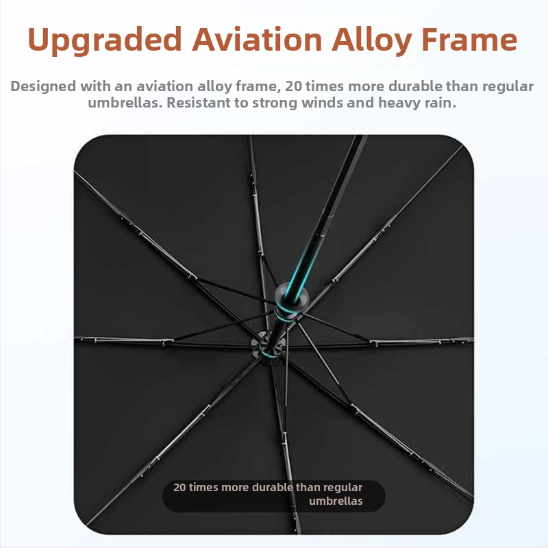 Παιδική ομπρέλα με αντί-ανάκρουση, νανο-υδροφοβικός ιστός, 12 ραβδιά σιλικόον, αλουμινένια λαβή