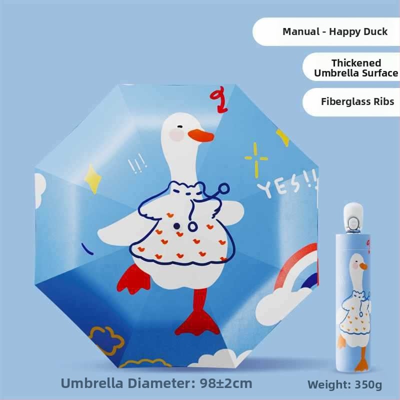 Παιδική ομπρέλα με αντί-ανάκρουση, νανο-υδροφοβικός ιστός, 12 ραβδιά σιλικόον, αλουμινένια λαβή