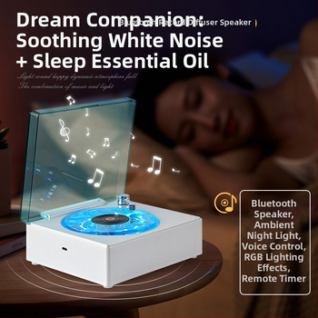 Bluetooth mini reproduktor s projekciou hviezdnej oblohy a vstavanou batériou (Bluetooth 5.0, 5W, 2000–4000mAh, 100Hz–20kHz, SNR ≥70dB)