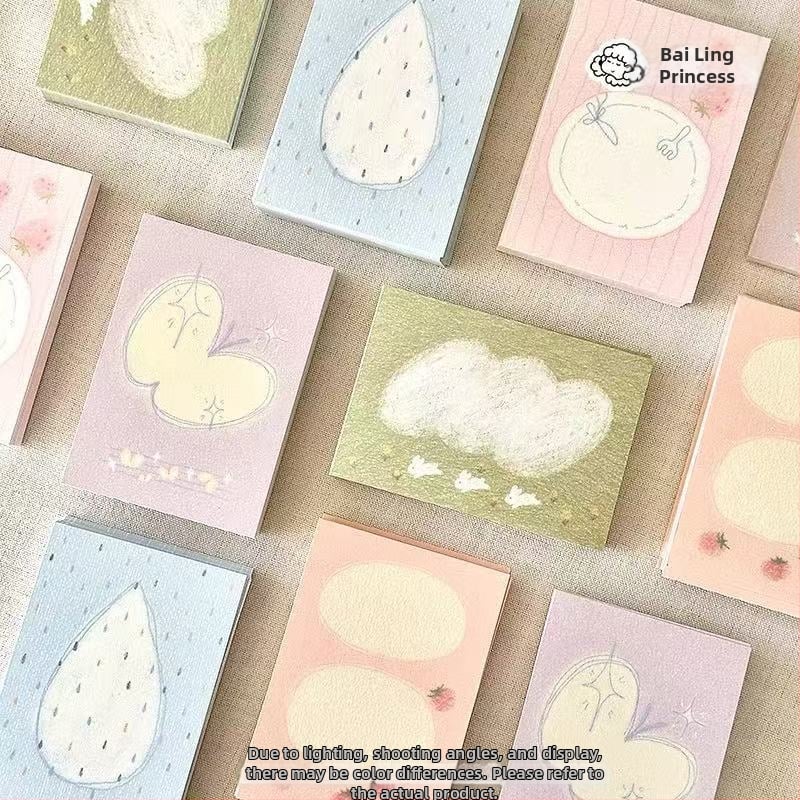 Лепящи бележки Princess Lark Notes – мил стил, хартия обикновена, печат, Ruby