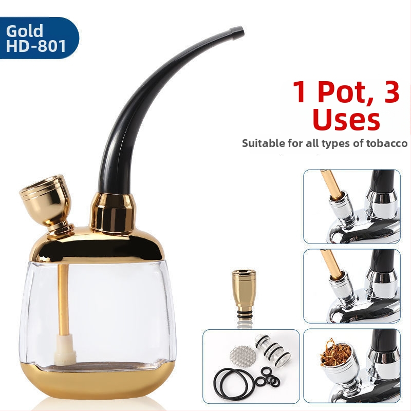 Akrylová fajka s odnímateľným a umývateľným dizajnom, prenosná, s tromi režimami filtra