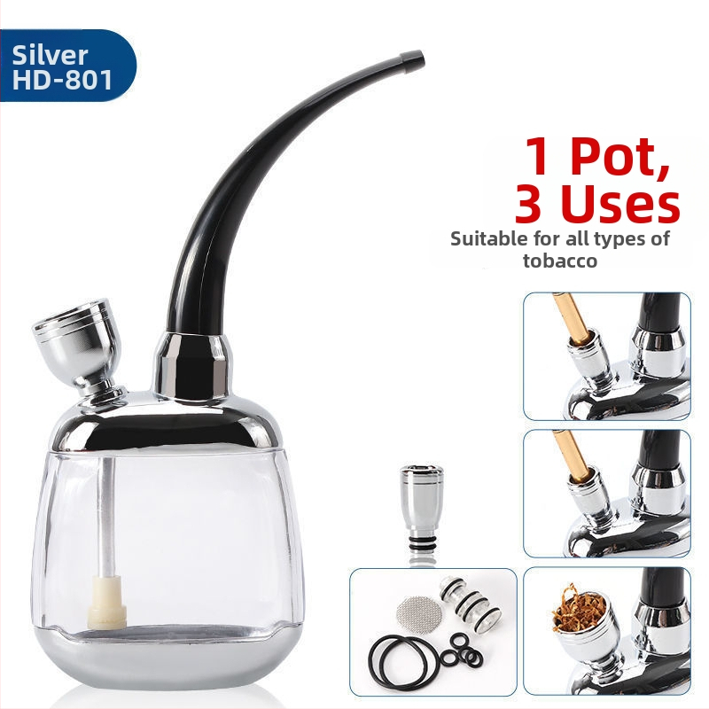 Akrylová fajka s odnímateľným a umývateľným dizajnom, prenosná, s tromi režimami filtra