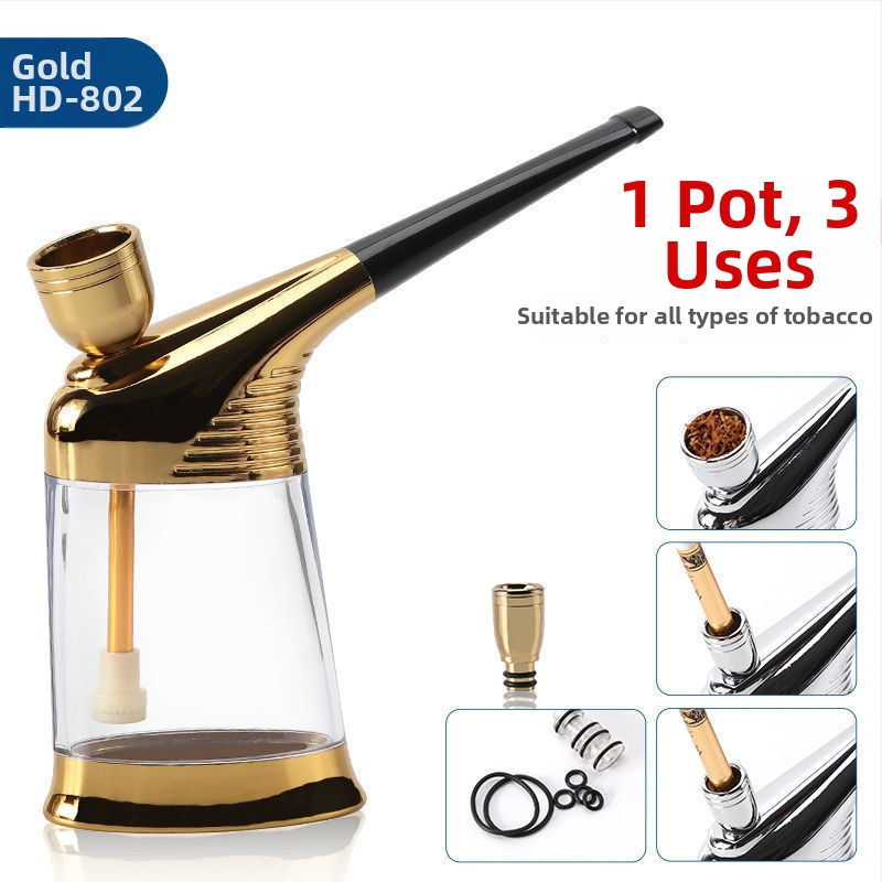 Akrylová fajka s odnímateľným a umývateľným dizajnom, prenosná, s tromi režimami filtra