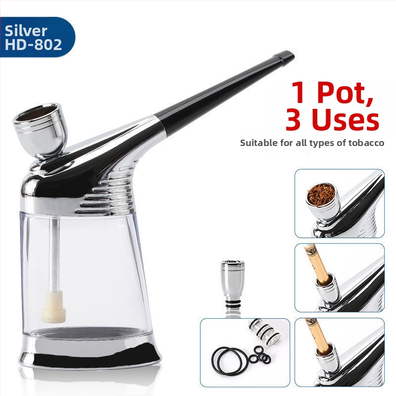 Akrylová fajka s odnímateľným a umývateľným dizajnom, prenosná, s tromi režimami filtra