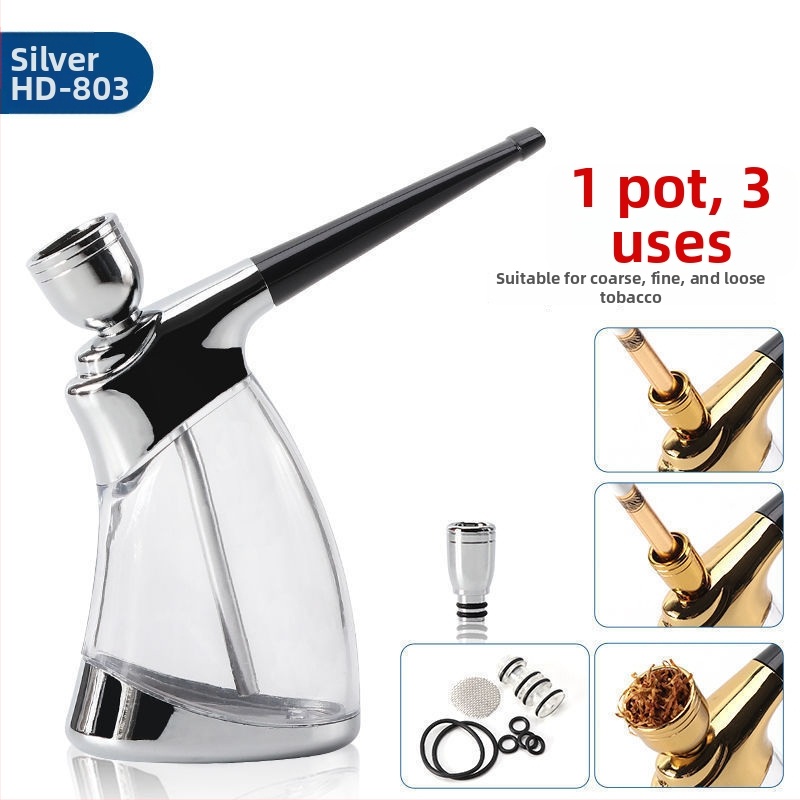 Akrylová fajka s odnímateľným a umývateľným dizajnom, prenosná, s tromi režimami filtra