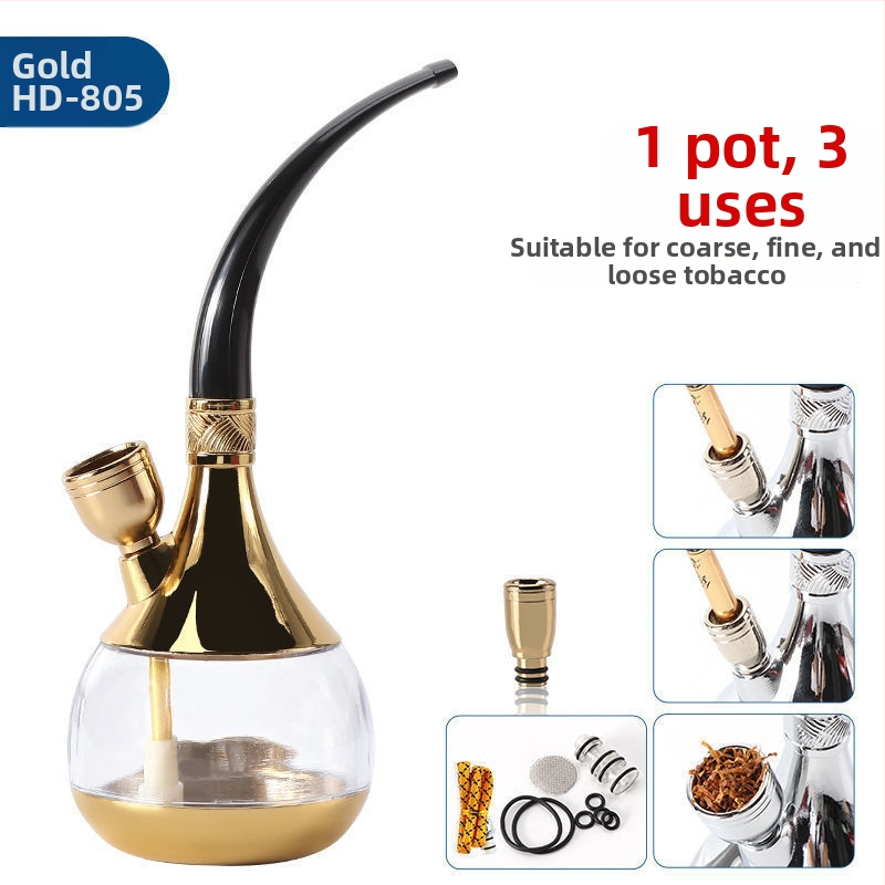 Akrylová fajka s odnímateľným a umývateľným dizajnom, prenosná, s tromi režimami filtra