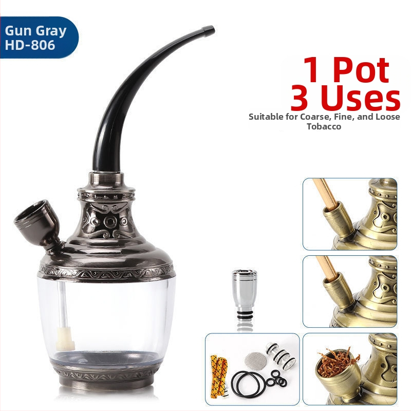 Akrylová fajka s odnímateľným a umývateľným dizajnom, prenosná, s tromi režimami filtra