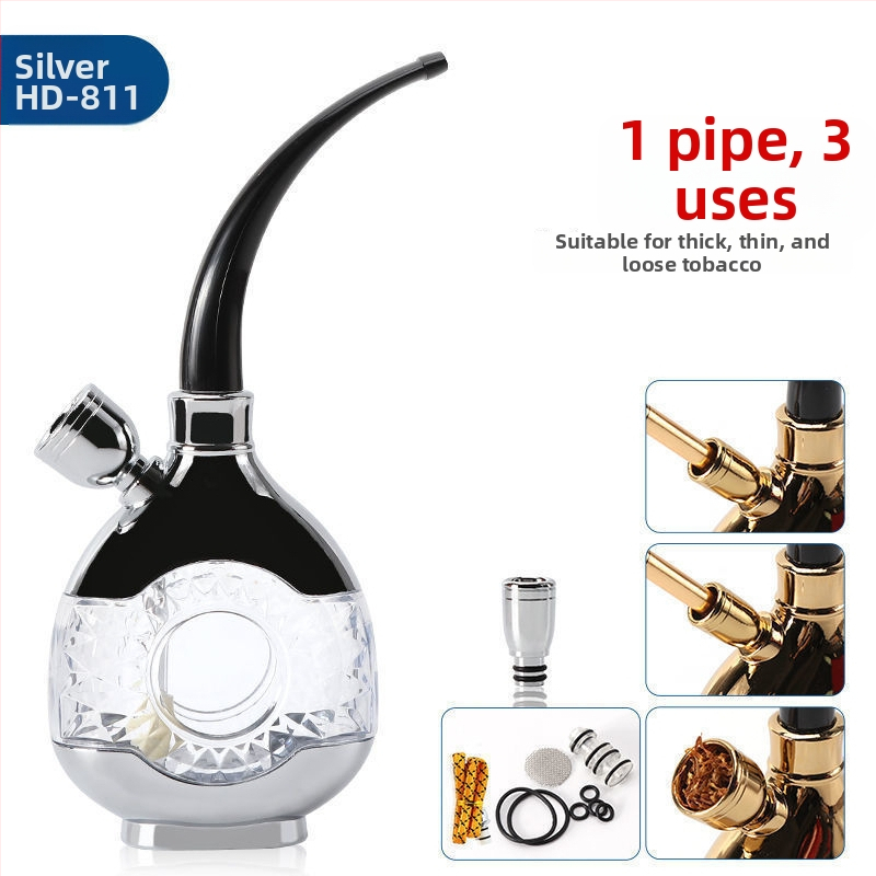 Akrylová fajka s odnímateľným a umývateľným dizajnom, prenosná, s tromi režimami filtra