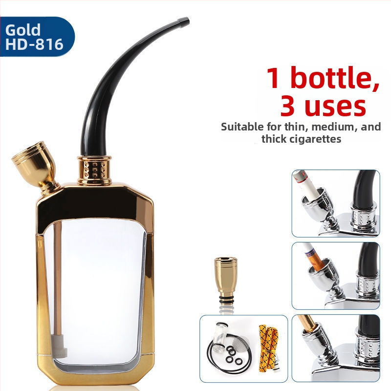 Akrylová fajka s odnímateľným a umývateľným dizajnom, prenosná, s tromi režimami filtra