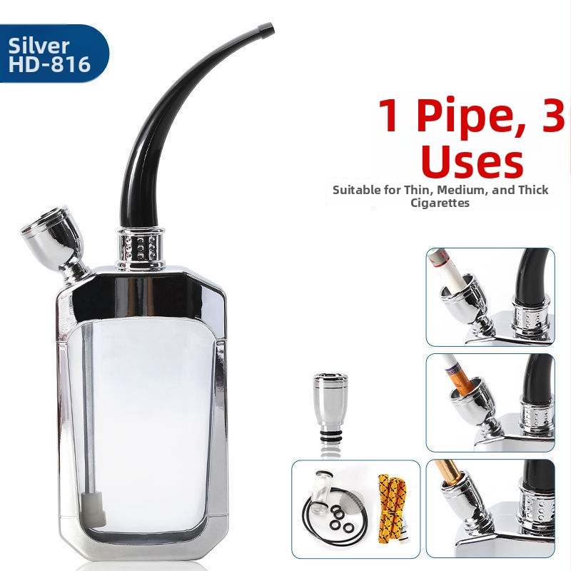 Akrylová fajka s odnímateľným a umývateľným dizajnom, prenosná, s tromi režimami filtra