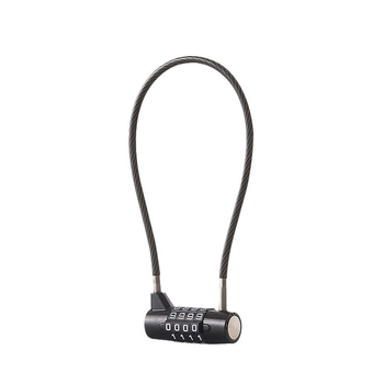 Lacăt cu combinație cu sârmă de oțel moale, model 800142-1, material: aliaj de zinc, distanța tijelor de închidere 147 mm, pentru uși de dulap, garduri, mese și scaune de curte, mașini de tuns iarba, remorci