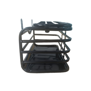 Coș spate din fier pentru bicicletă electrică, accesoriu pentru cadrul bicicletei