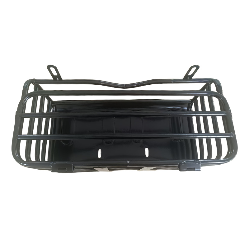 Coș spate din fier pentru bicicletă electrică, accesoriu pentru cadrul bicicletei