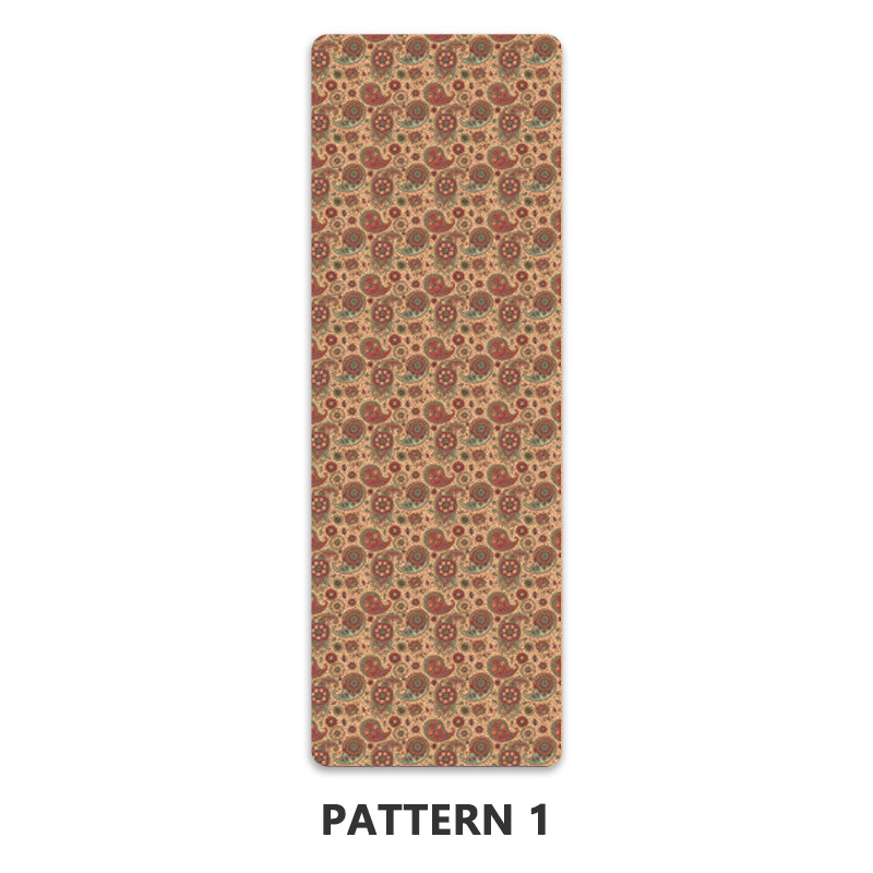 Μάτ γιόγκα από φελλό-καουτσούκ, διπλής όψης αντιολισθητικό, φιλικό προς το περιβάλλον, 3 κιλά, πάχος 4/5/6 mm