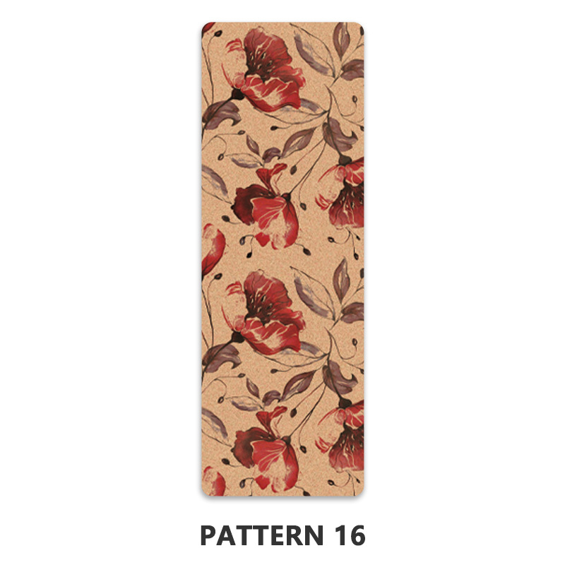 Μάτ γιόγκα από φελλό-καουτσούκ, διπλής όψης αντιολισθητικό, φιλικό προς το περιβάλλον, 3 κιλά, πάχος 4/5/6 mm