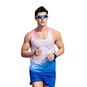 Vesta de alergare pentru bărbați, poliester 95%