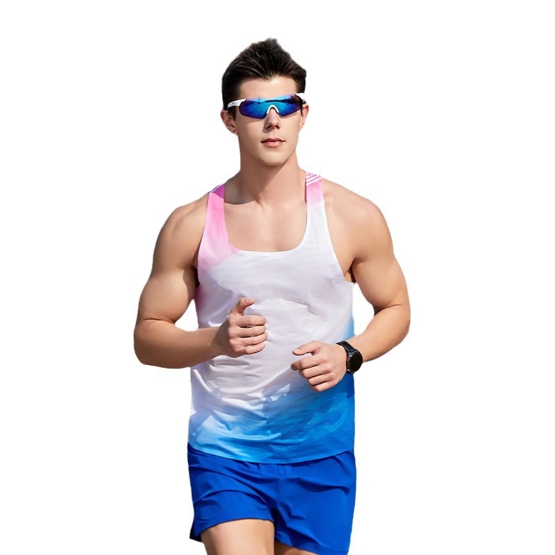 Vesta de alergare pentru bărbați, poliester 95%