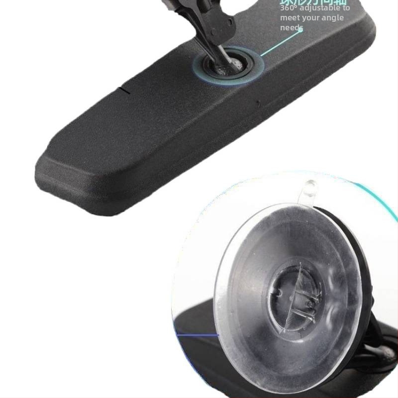 Zadné zrkadlo s prísavkou pre vnútorné použitie, kompatibilné s trojkolesovým, štvorkolovým a dodávkovým vozidlom, asistent cúvania