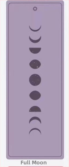 Μάτ γιόγκα με ματ επιφάνεια και PU φυσικό καουτσούκ; αντιολισθητικό, ανθεκτικό στη φθορά και στη βρωμιά; πάχος 4–5 mm; βάρος 2700 g; σχέδιο γραμμών Ασάνα.