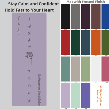 Μάτ γιόγκα με ματ επιφάνεια και PU φυσικό καουτσούκ; αντιολισθητικό, ανθεκτικό στη φθορά και στη βρωμιά; πάχος 4–5 mm; βάρος 2700 g; σχέδιο γραμμών Ασάνα.