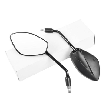 Задно огледало за Haojue Yingzuan мотоциклет – антиотразяващо PV+ стъкло, PC корпус, монтаж с дясна резба, модел Xin Yue Xing