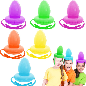 Πασχαλινό φουσκωτό αυγό ισορροπίας - PVC διαδραστικό παιχνίδι για ηλικίες 7–14 ετών, unisex, συσκευασία Opp bag