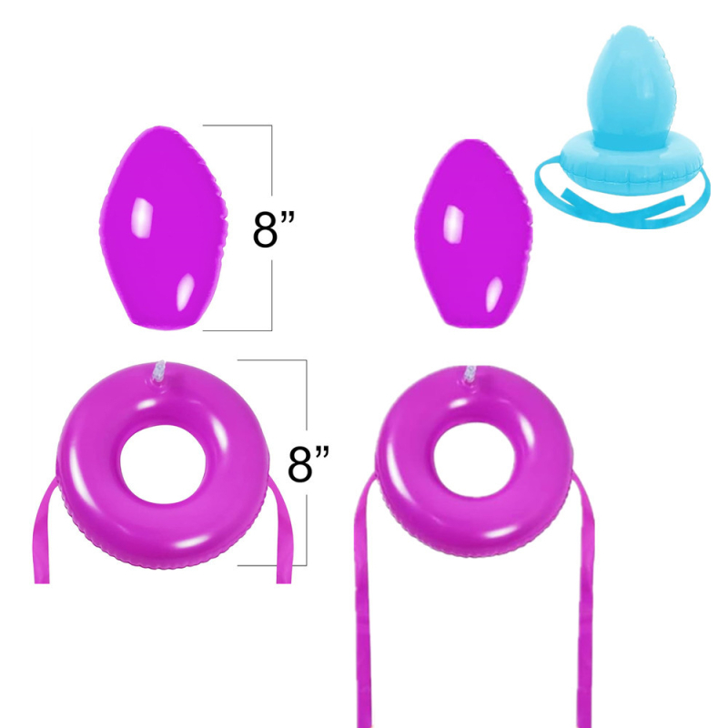 Πασχαλινό φουσκωτό αυγό ισορροπίας - PVC διαδραστικό παιχνίδι για ηλικίες 7–14 ετών, unisex, συσκευασία Opp bag