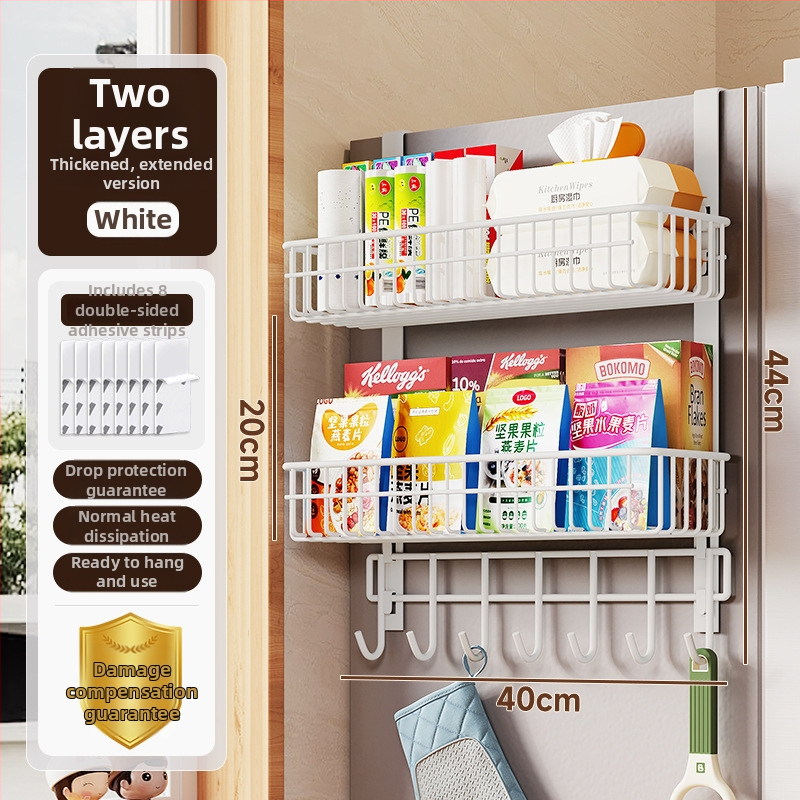 3‑podlažný kuchynský regál z uhlíkovej ocele, matný povrch, bez vŕtania, nosnosť 10 kg