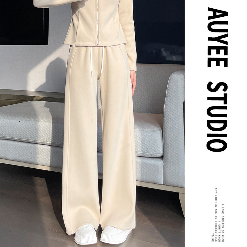 Casual kostim s hlačama za žene, proljeće 2025, poliester tkanina, 90–95% poliester sadržaj, dugi rukavi