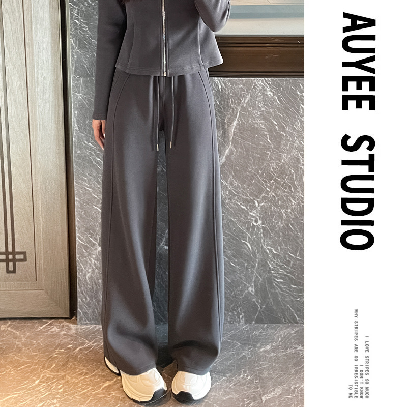 Casual kostim s hlačama za žene, proljeće 2025, poliester tkanina, 90–95% poliester sadržaj, dugi rukavi