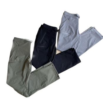 Pantaloni Gamma AR: Bumbac 100%, Culoare Solidă, Primăvară, Unisex, Potriviți pentru exerciții