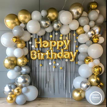 Lateksna balon arka za pozadinu rođendana i vjenčanja