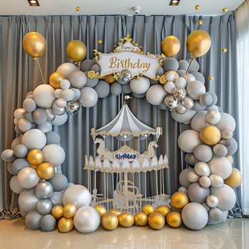 Lateksna balon arka za pozadinu rođendana i vjenčanja