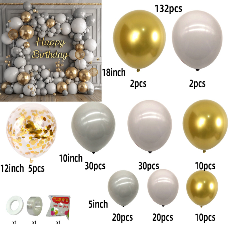 Lateksna balon arka za pozadinu rođendana i vjenčanja