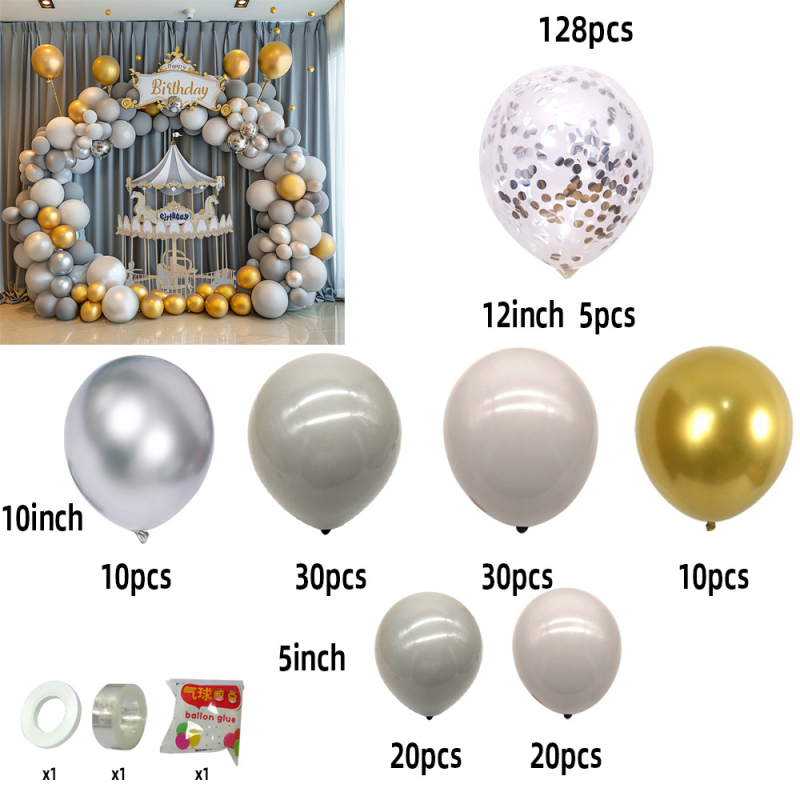 Lateksna balon arka za pozadinu rođendana i vjenčanja