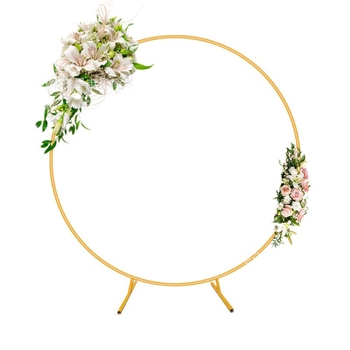 Metalni luk za događanja – kružni luk s jednim stupom i prstenom za balone, za vanjske svatove i zabave