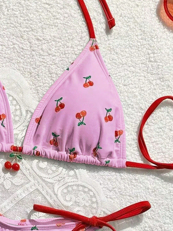 Trodijelni bikini set za žene - visok struk, otvorena leđa, bez rukava, umetak za grudnjak, poliester
