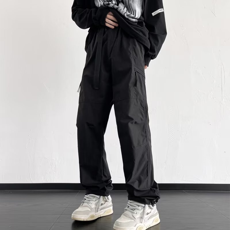 Muške zimske planinarske hlače ravnog kroja s flis podstavom, vodootporne i otporne na vjetar, svakodnevne hlače