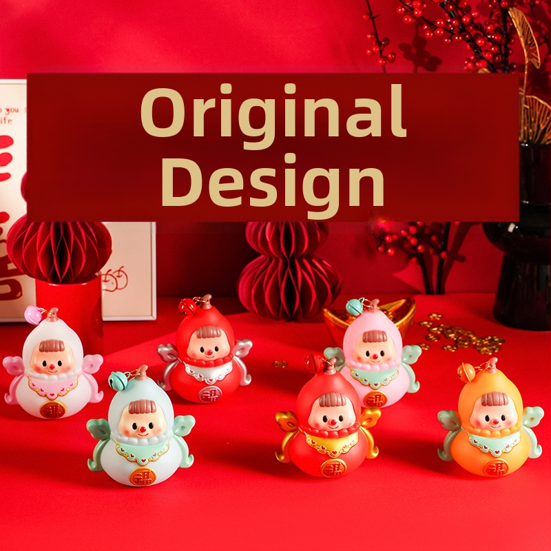 Ručni lampion, oblik tikve, svjetleći, crtani stil, marka Shu Tingxiang, proizvedeno injekcijskim oblikovanjem