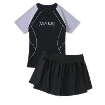 Ženski dvodijelni kupaći kostim za trening, uski kroj, brzo se suši, zaštita od prozirnosti, sportski stil