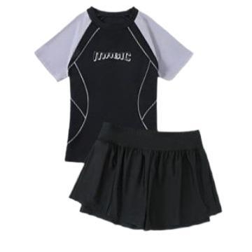 Ženski dvodijelni kupaći kostim za trening, uski kroj, brzo se suši, zaštita od prozirnosti, sportski stil