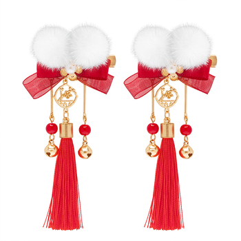 Hanfu dječja kopča za kosu, pliš materijal, ručna izrada, antički stil