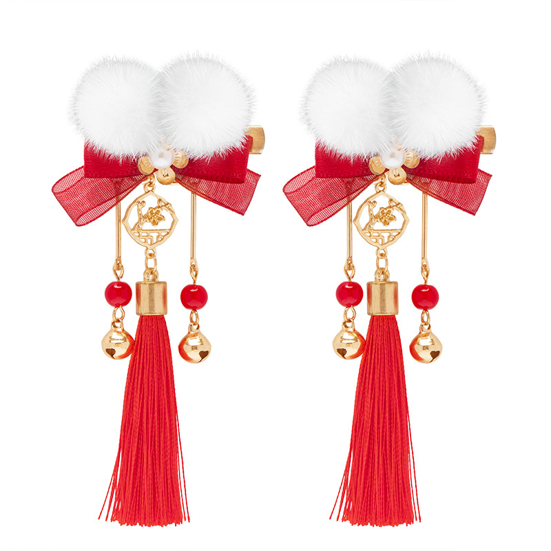 Hanfu dječja kopča za kosu, pliš materijal, ručna izrada, antički stil